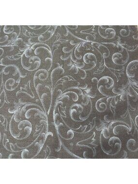 Elegant Black Cotton Fabric 1 2/3 yards x 108" Crafts Quilting